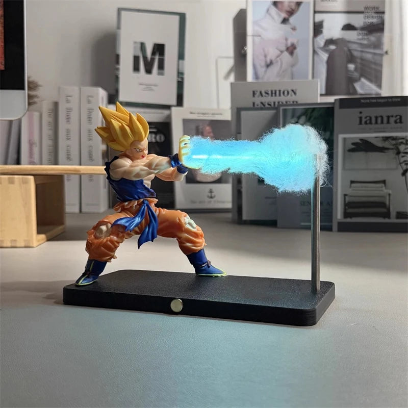DRAGON BALL Son Goku Kamehameha Night Lamp Desktop Decoration Model Night Anime Surrounding Children'S Toys Birthday Gift
